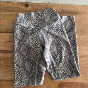 Vitality snake print leggings XS